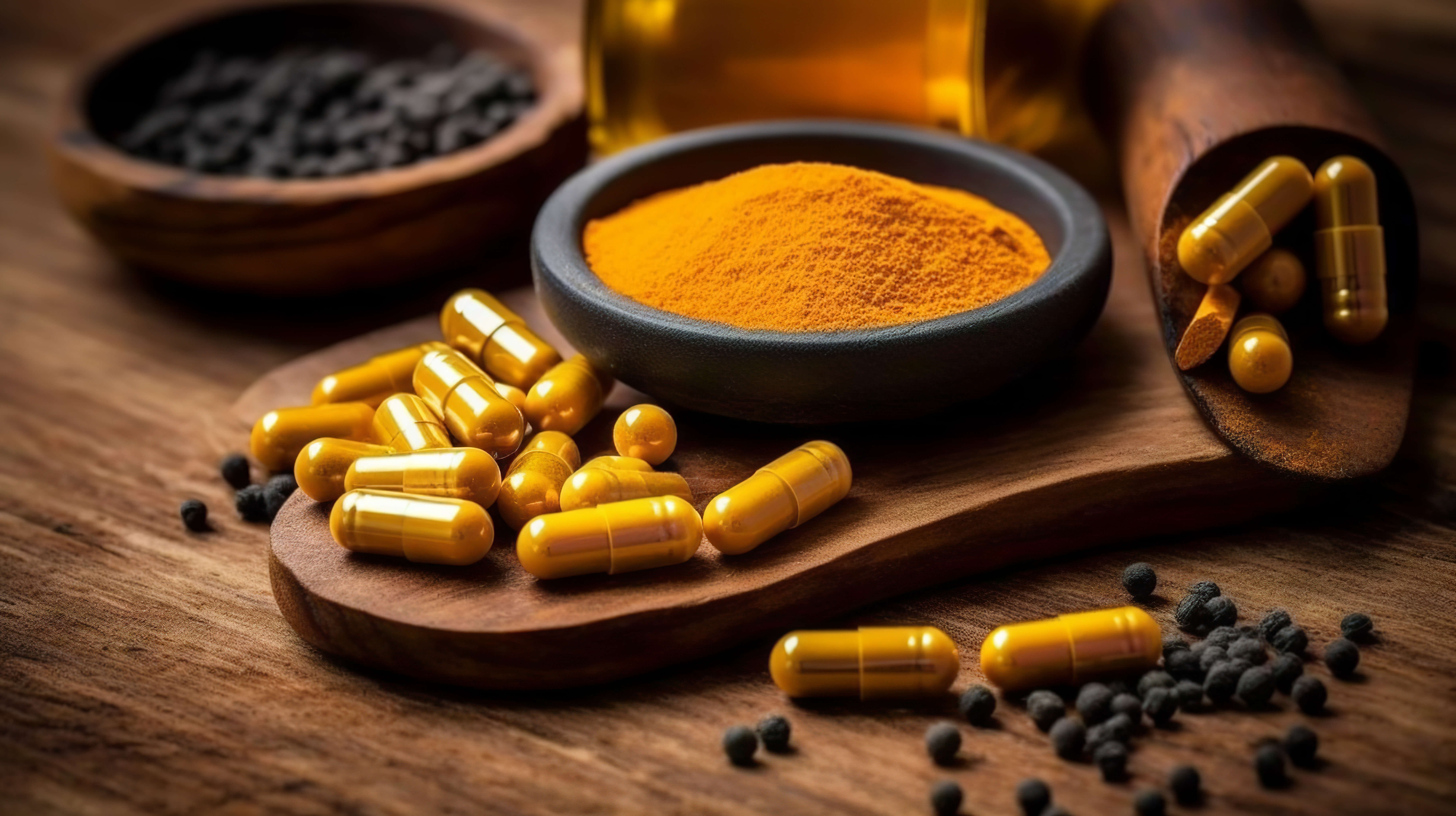 куркума і чорний перець