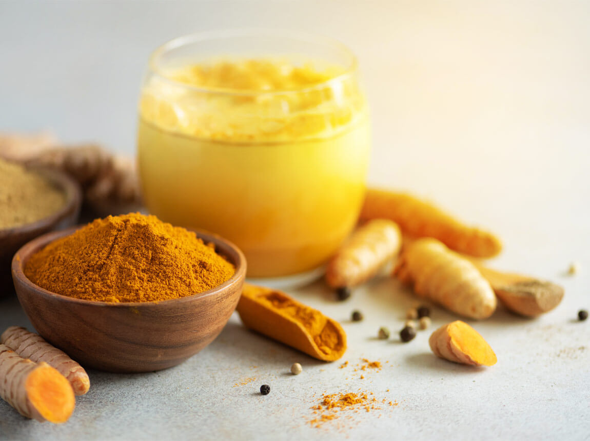 куркума з перцем та імбиром