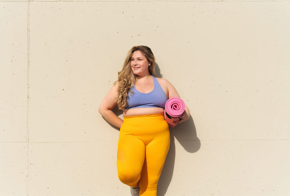 жінка з надмірною вагою - вправи 