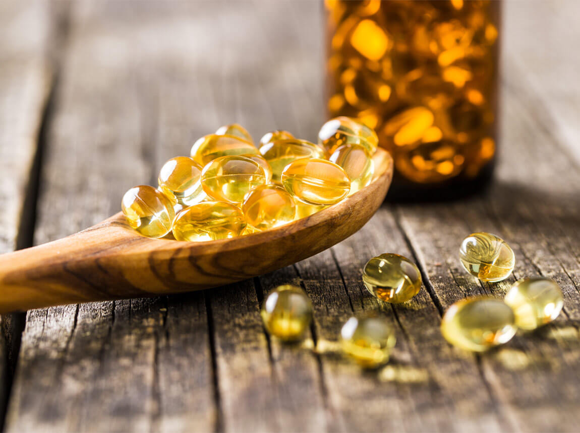 Вітамін D в капсулах 