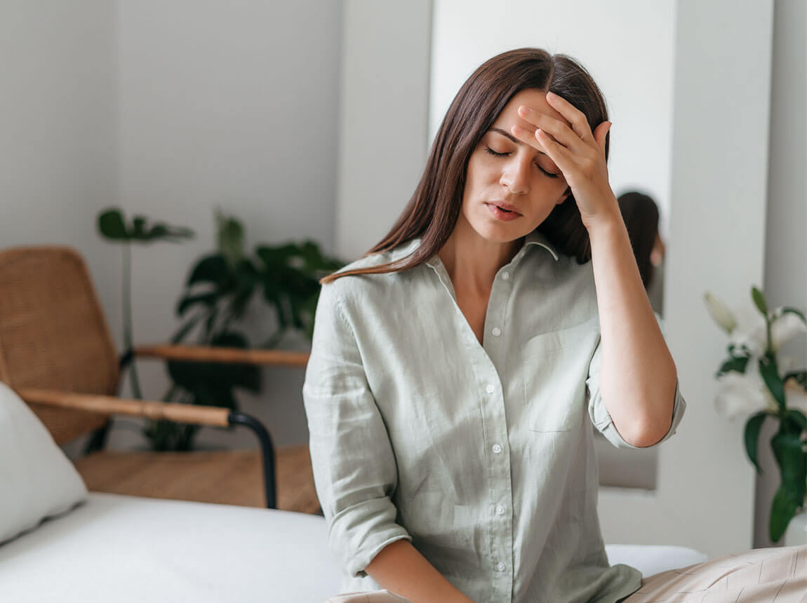 у жінок - головний біль, дефіцит заліза 