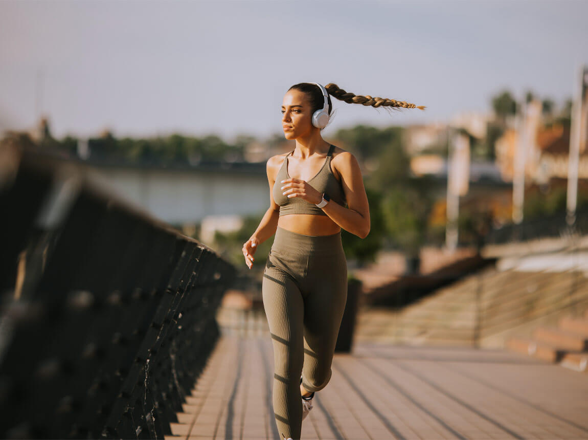 жінка, біг, схуднення 