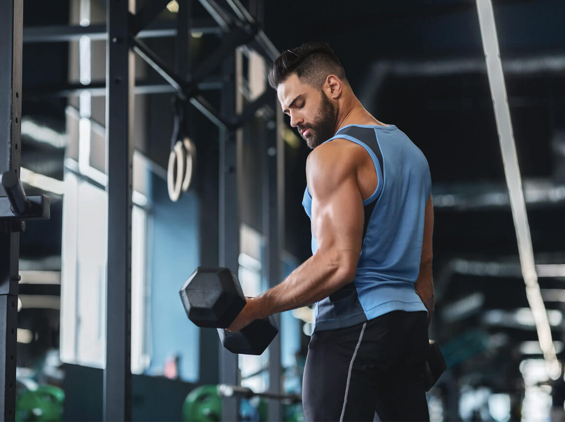 чоловік, силові тренування