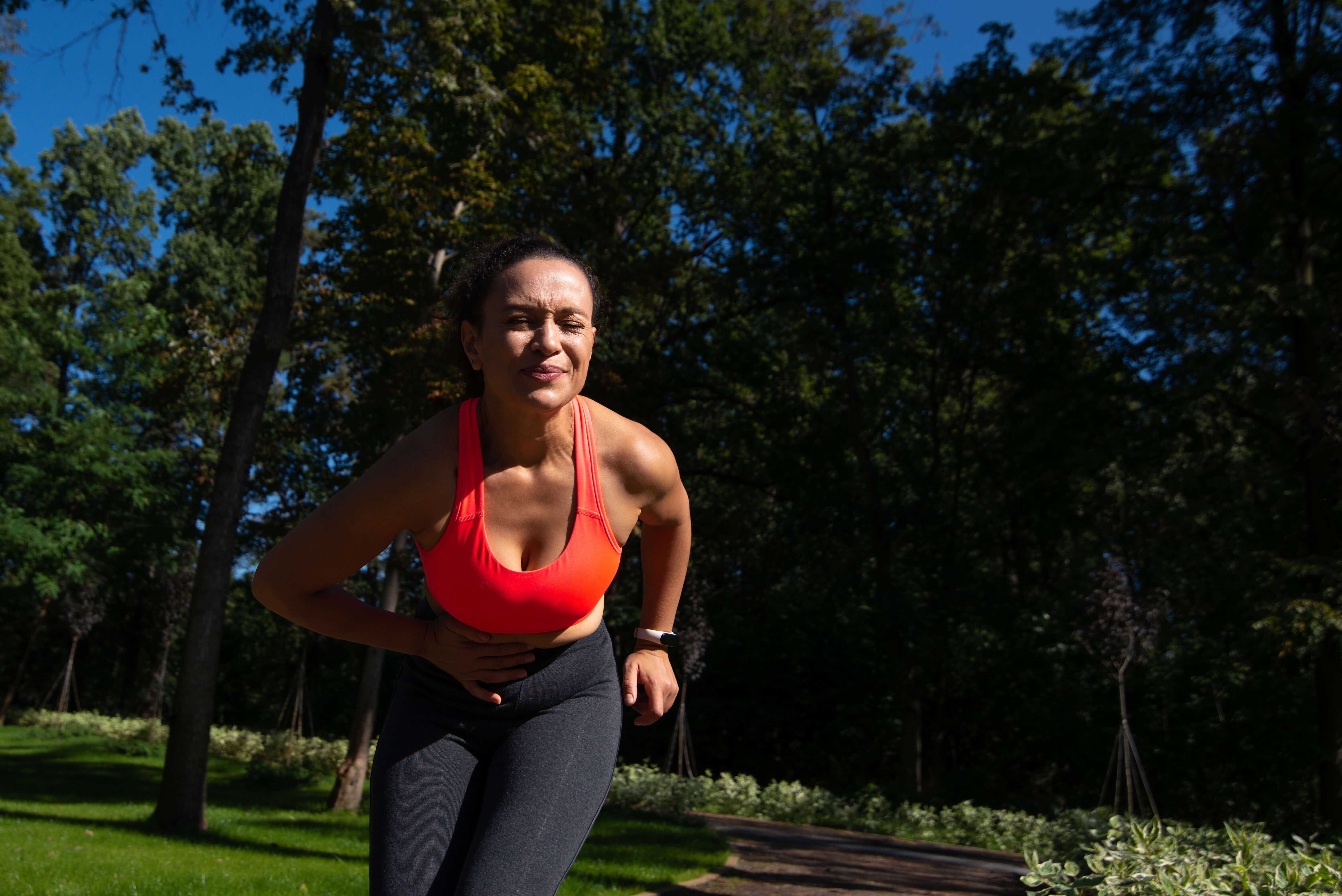 біль у животі під час тренування - зневоднення 