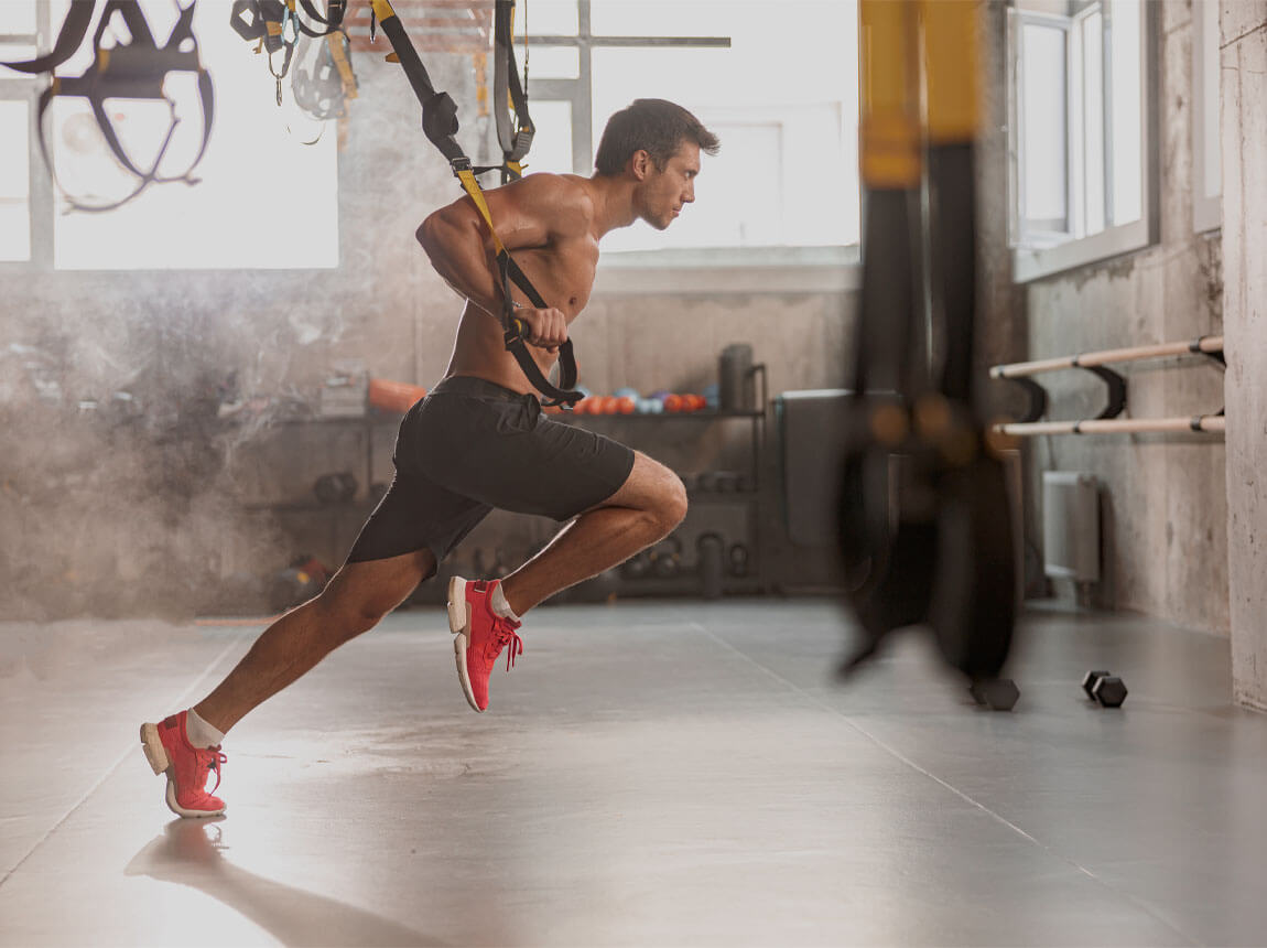 чоловік - тренування, енергія