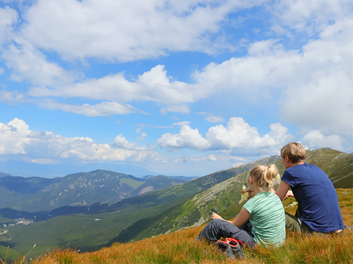 діти, перекуси - гірські походи 