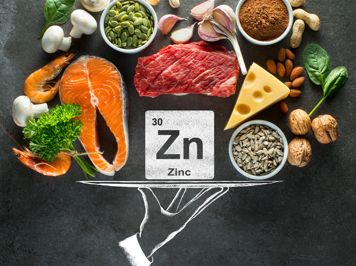 продукти, багаті цинком 
