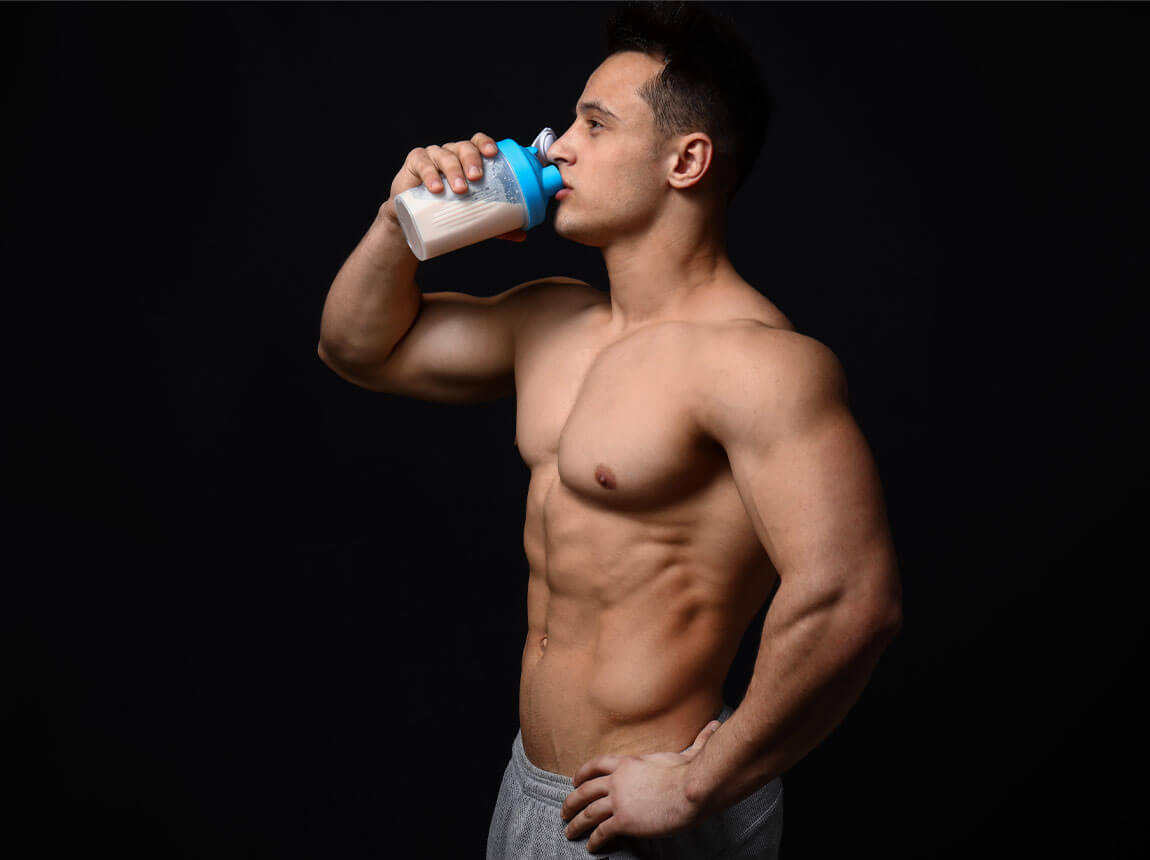 чоловік з шеєм типу гейнера