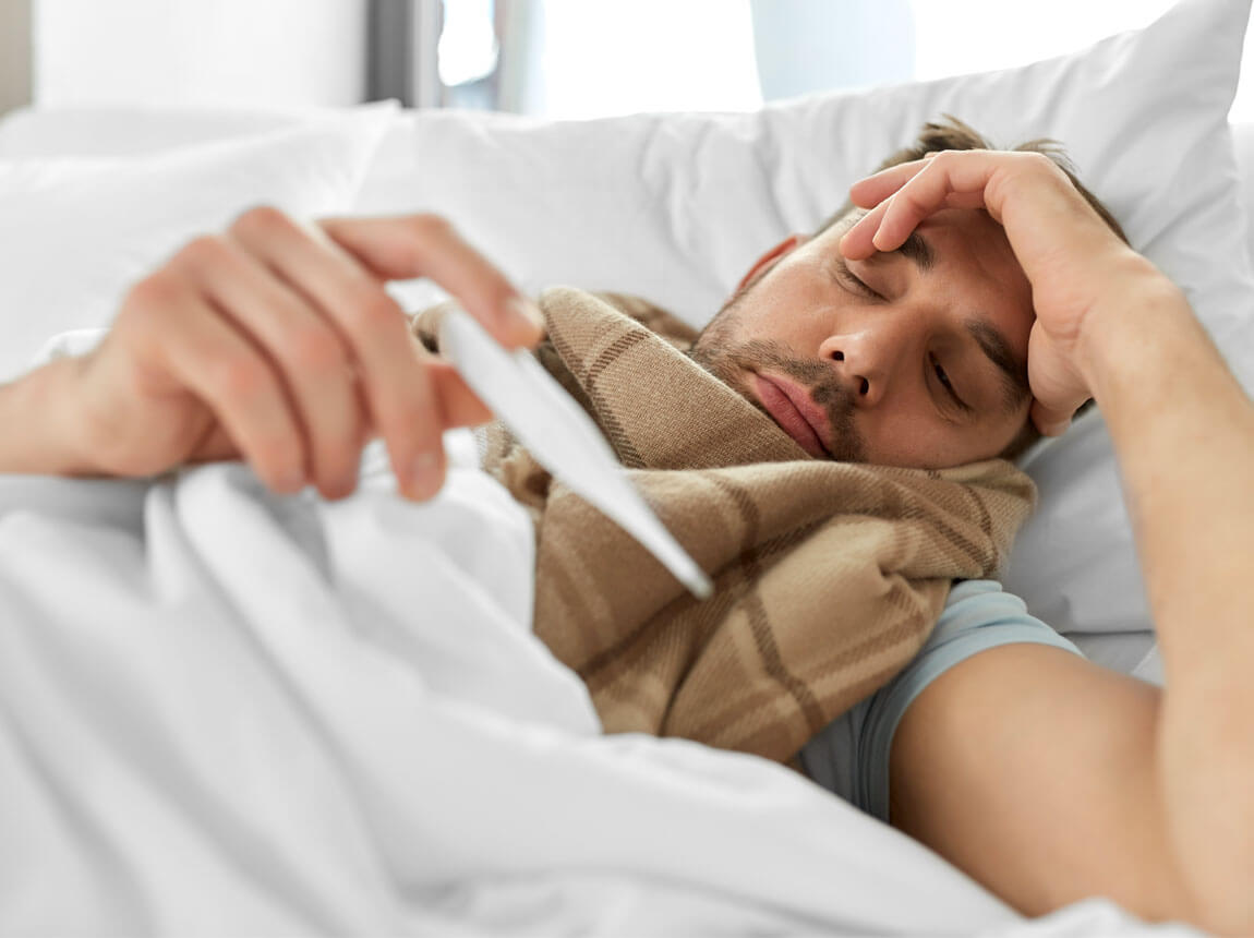 чоловік - застуда