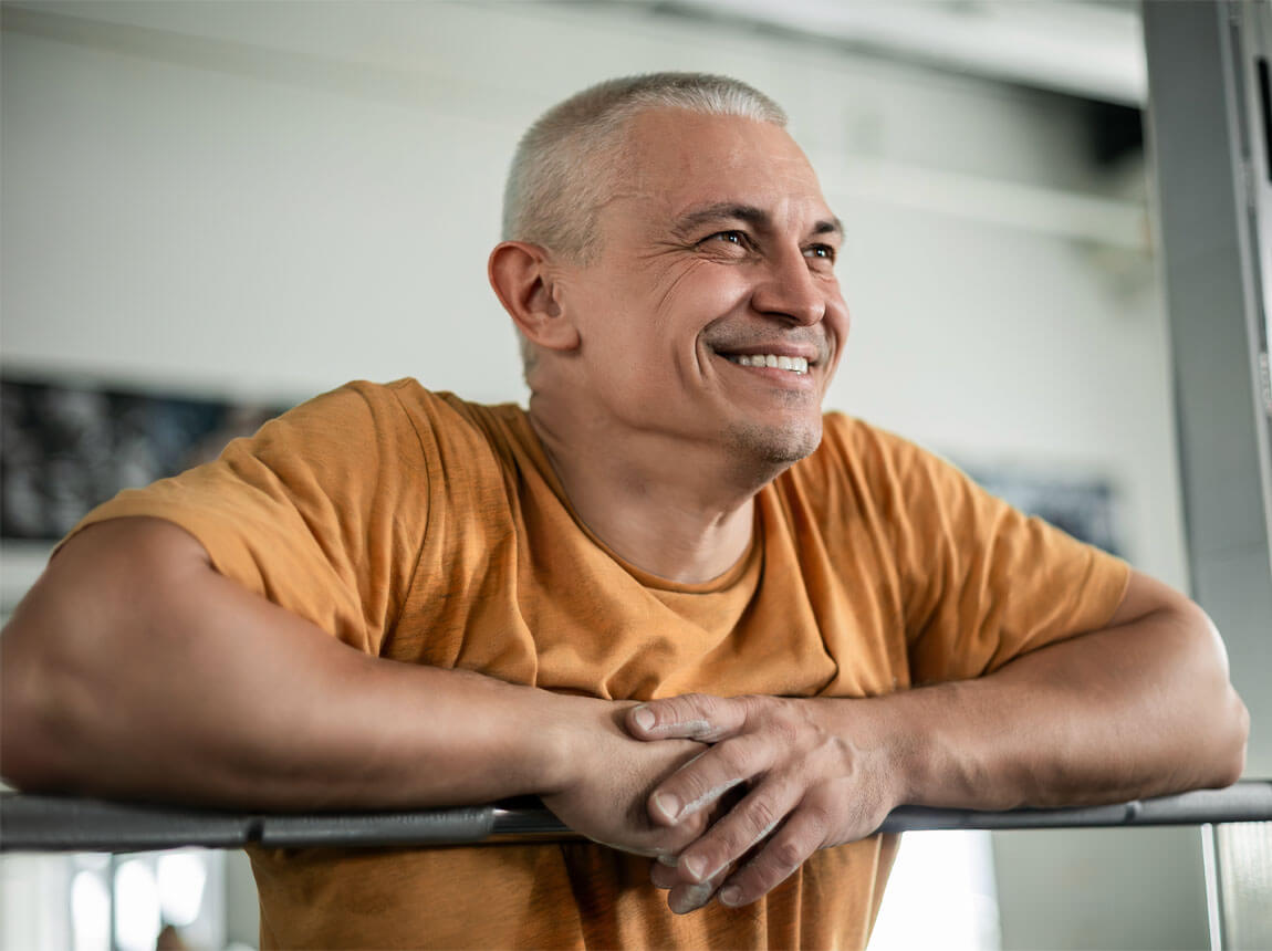 силовий тренінг - чоловік після 40 років