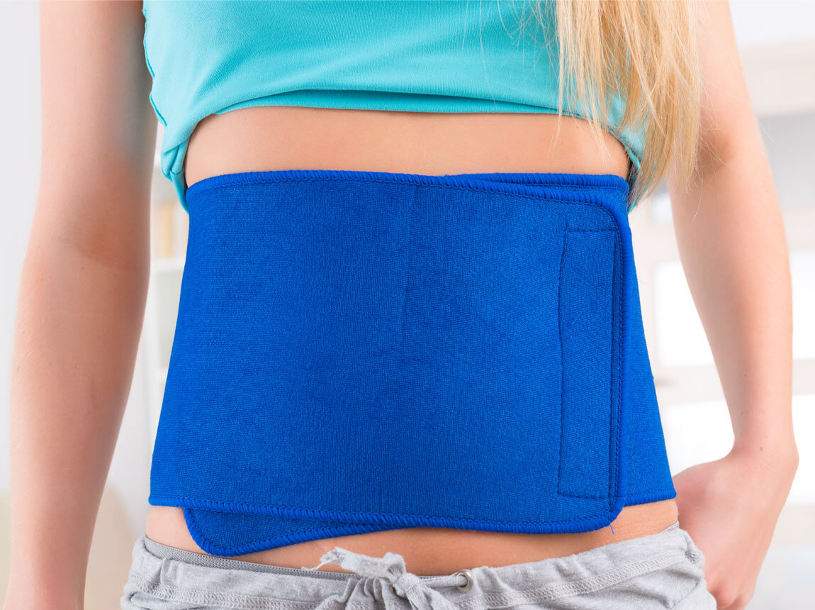 жінка - неопреновий пояс