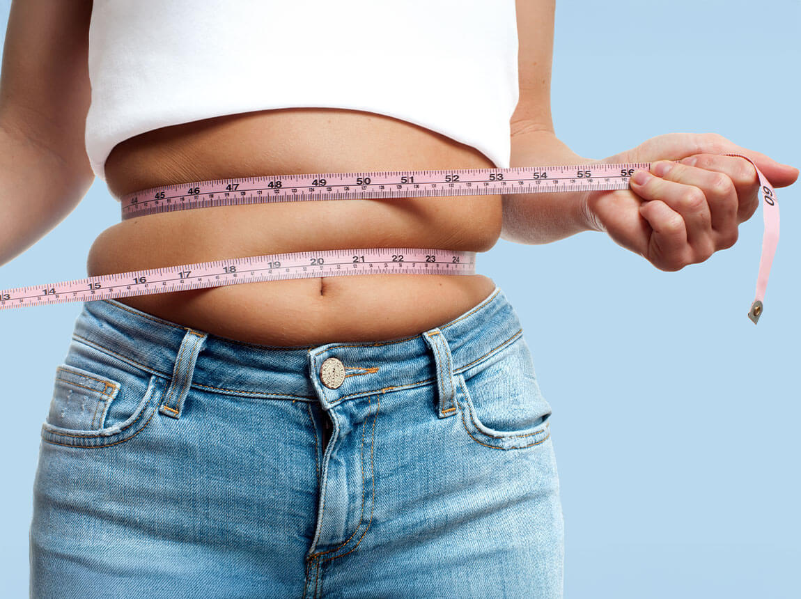 жінка - жир на животі, схуднення