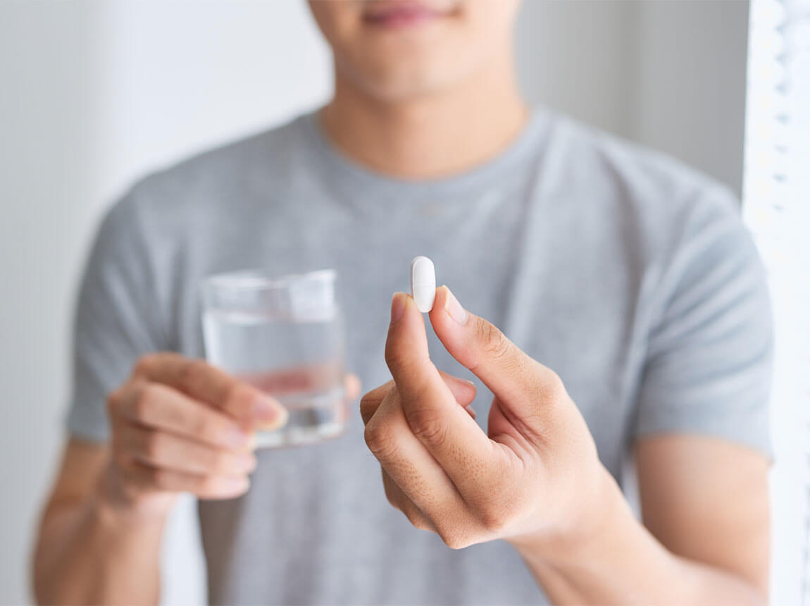 чоловік - таблетка магнію