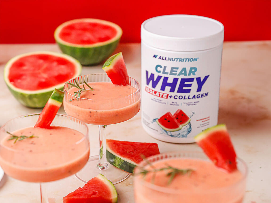 кавуновий коктейль з Whey Watermelon