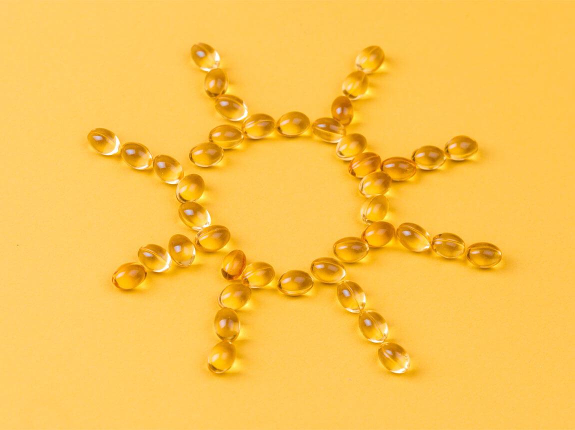 вітамін D3 в гелевій капсулі