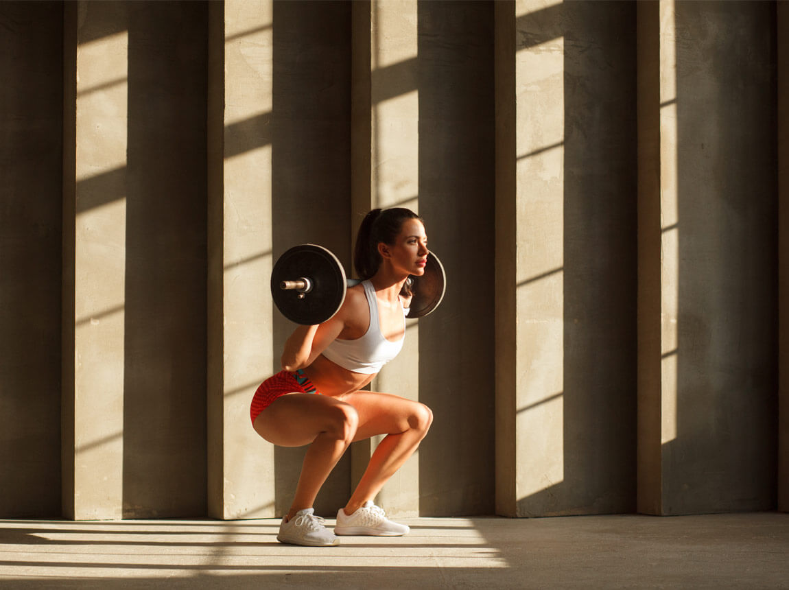 antrenament de forță feminin