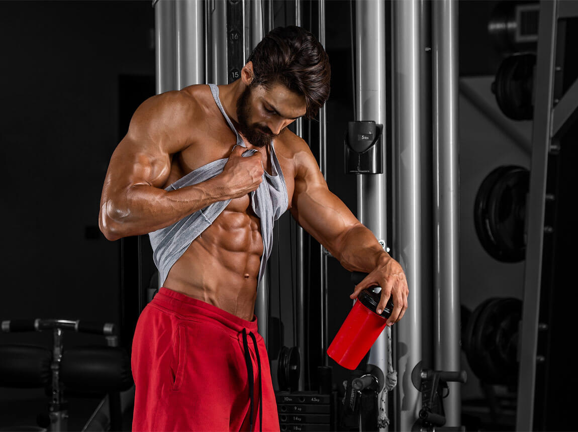 Чоловіки - харчові добавки, нарощування м'язової маси 