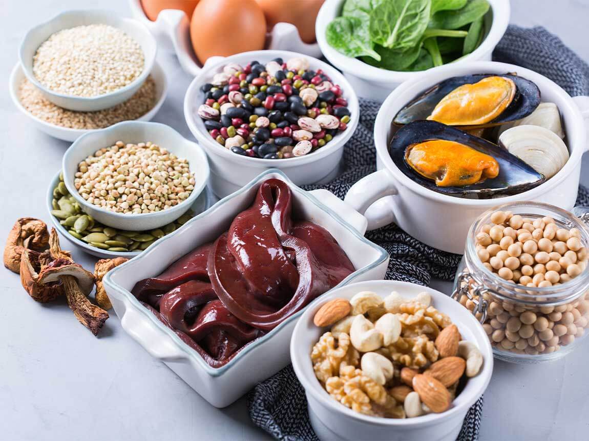 Продукти, багаті на залізо