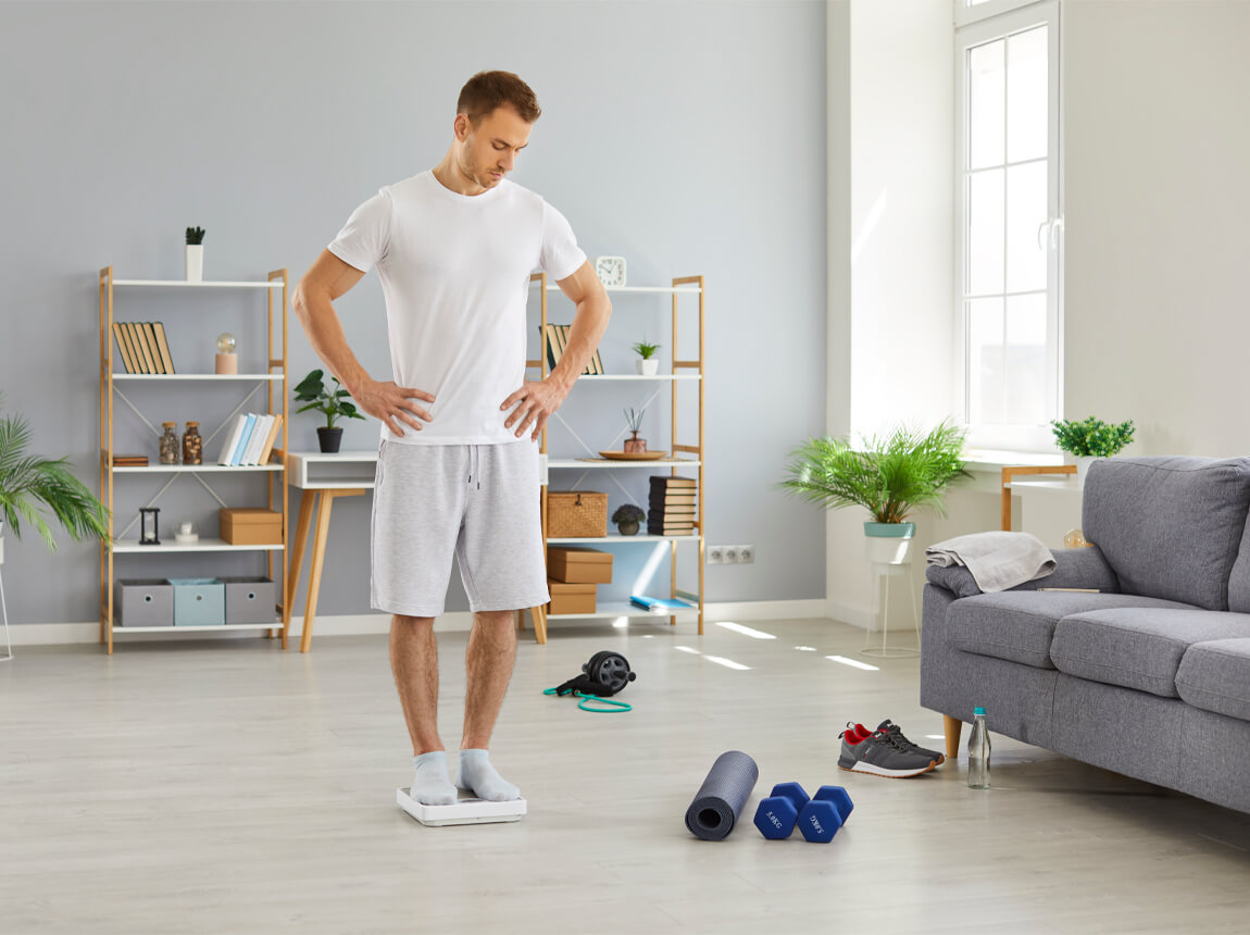 чоловік на вагах - помилки схуднення 