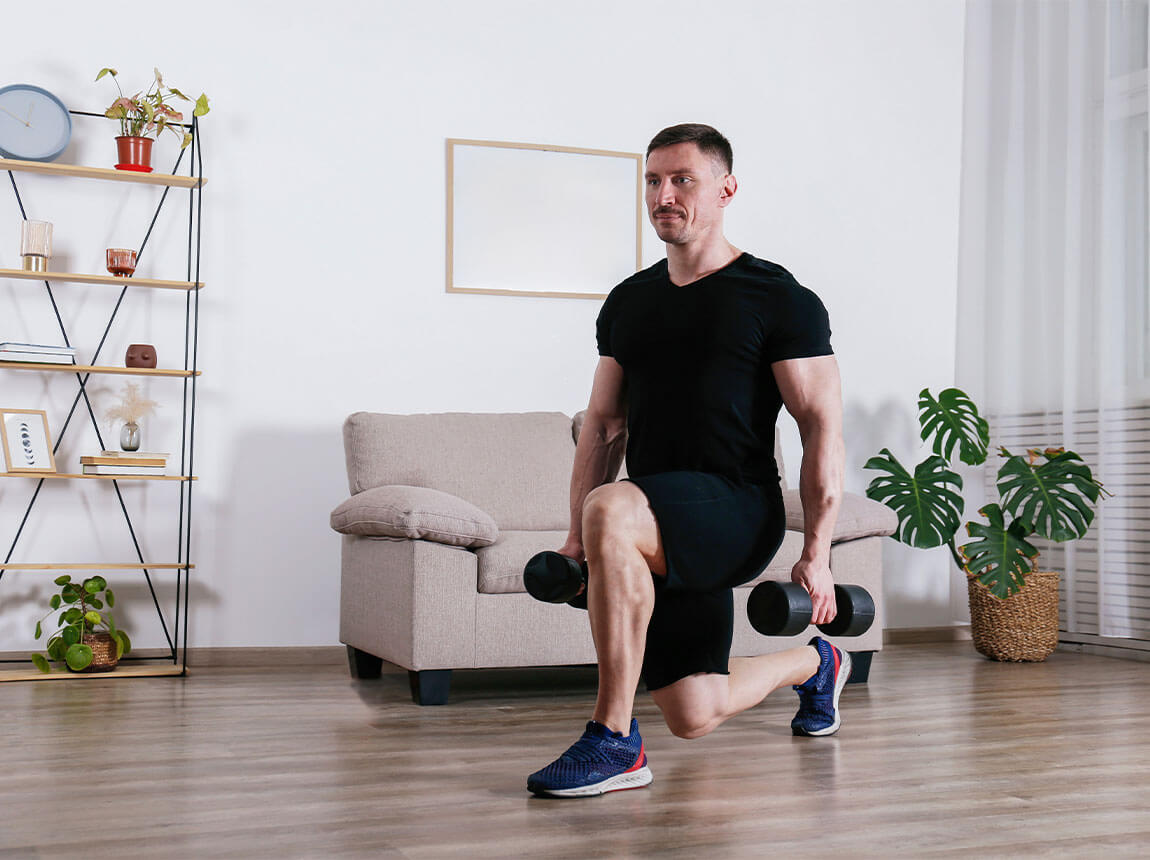активний чоловік - силові тренування вдома