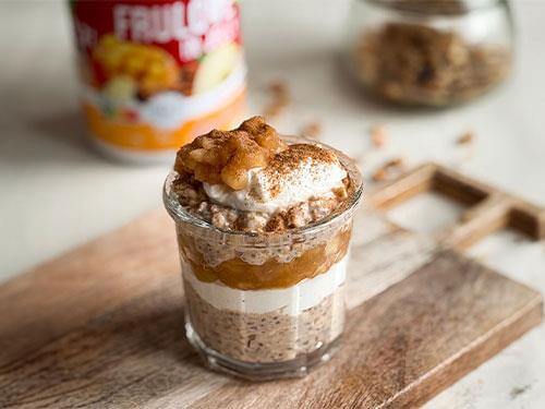 Рецепт нічної каші а-ля яблучний пиріг