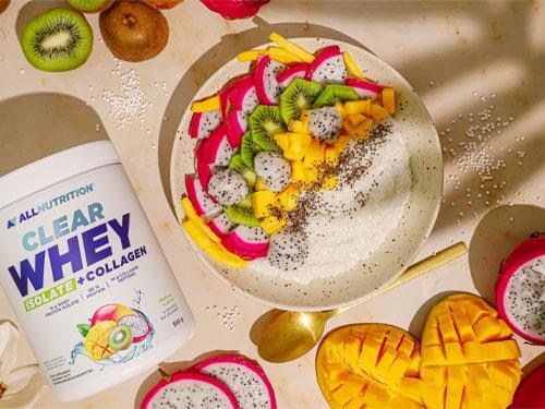 Рецепт десерту з тапіоки з Whey Isolate Tropical і фруктами