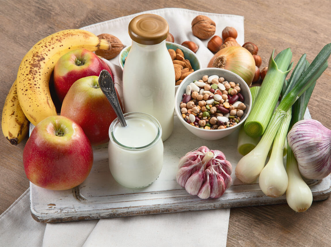 продукти, багаті на пребіотики 