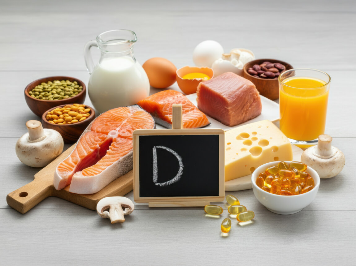 Продукти, багаті на вітамін D 