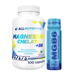 Хелат магнію + Вітамін B6 (дигліцинат магнію + Вітамін B6) + подарунок