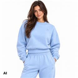 Жіночий світшот Cozy Club Baby Blue