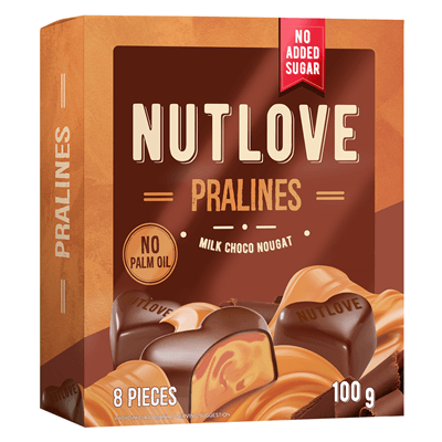 ALLNUTRITION NUTLOVE Pralines Milk Choco Nougat