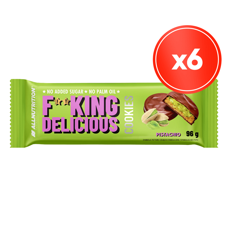ALLNUTRITION 6 x Fitking Delicious Pistachio Cookies