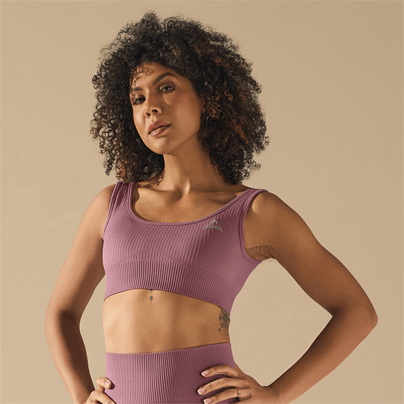 Allwear БЕЗШОВНИЙ СПОРТИВНИЙ ТОП DUSTY ROSE