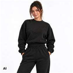 Жіночий світшот Cozy Club Black