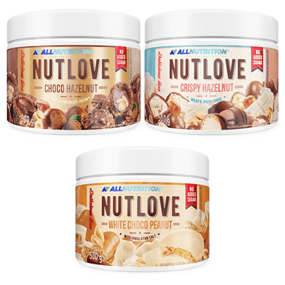 ALLNUTRITION 3 x NUTLOVE 500g - NEW