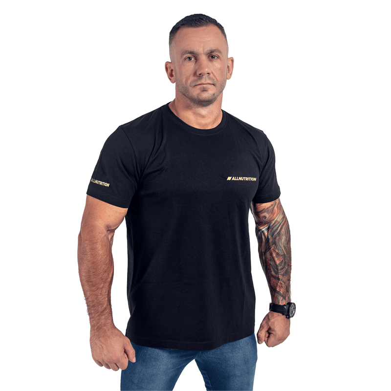 ALLNUTRITION T-Shirt ЧОЛОВІЧИЙ SLIM FIT ЧОРНИЙ