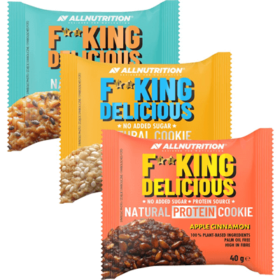 ALLNUTRITION 12 x Fitking Delicious Natural Cookie 40g
