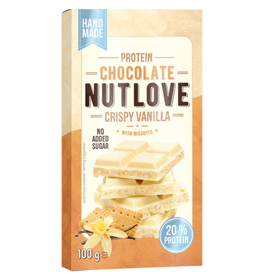 ALLNUTRITION Protein Chocolate Nutlove Crispy Vanilla With Biscuits