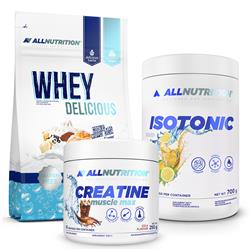 Whey Delicious 700g + Creatine 250g + Isotonic 700g