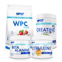 Wpc protein plus 700g + Creatine 500g + Beta Alanine 250g + Citrulline 200g