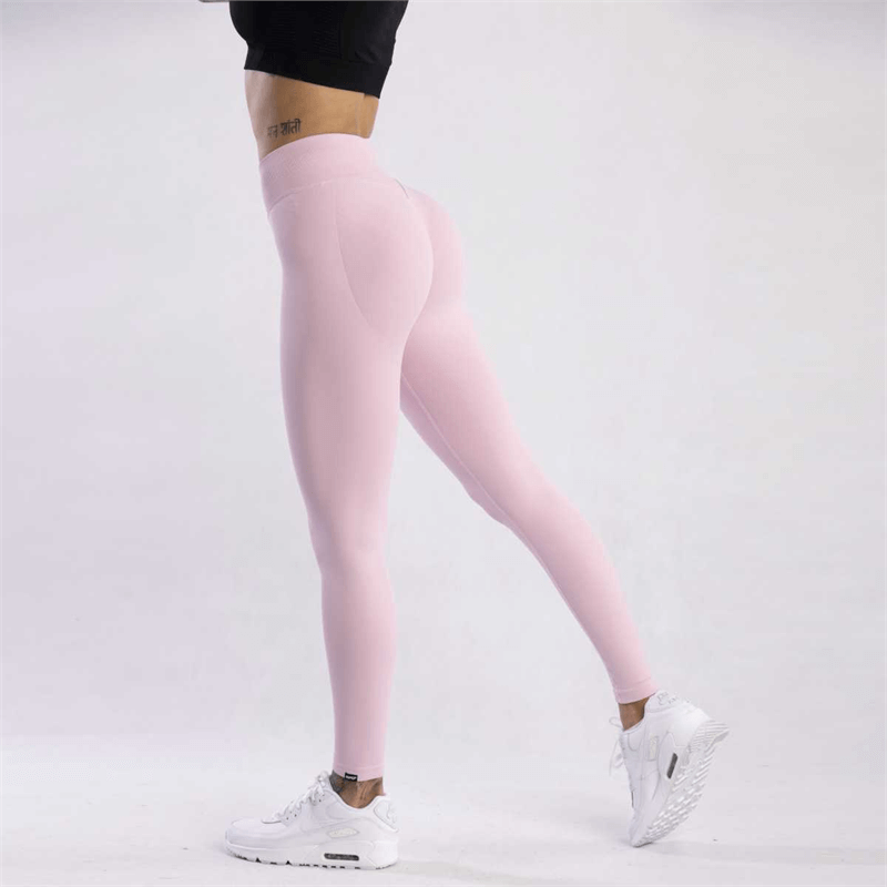 SFD WEAR Seamless Leggings Push UP Pink