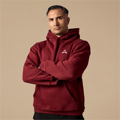 Allwear ЧОЛОВІЧЕ ХУДІ DARK BURGUNDY