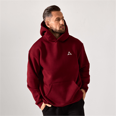 Allwear ЧОЛОВІЧЕ ХУДІ DARK BURGUNDY