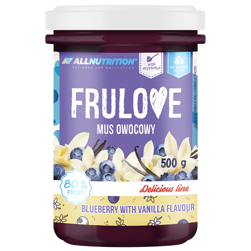 ALLNUTRITION FRULOVE ФРУКТОВИЙ МУС Чорниця ваніль