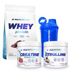 Whey Protein 908g+Creatine Muscle Max 250g+Citrulline 200g+Shaker Wave
