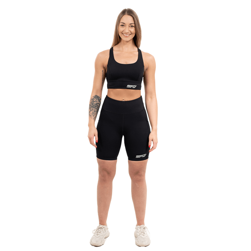 SFD WEAR ШОРТИ SHORT SMOOTH LONG BLACK