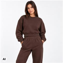 Жіночий світшот Cozy Club Brown