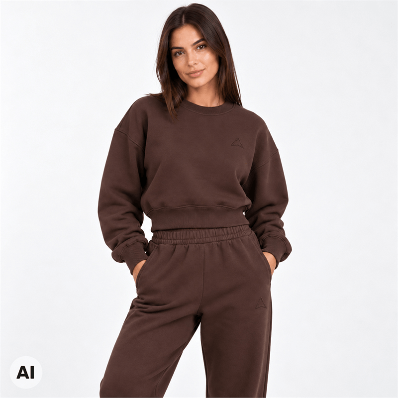 Allwear Жіночий світшот Cozy Club Brown